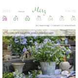 Stimmungsbild zu Wo Himmel und Erde sich berühren 2022 - Postkartenkalender mit 53 Gartenmotiven