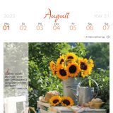 Stimmungsbild zu Wo Himmel und Erde sich berühren 2022 - Postkartenkalender mit 53 Gartenmotiven