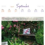 Stimmungsbild zu Wo Himmel und Erde sich berühren 2022 - Postkartenkalender mit 53 Gartenmotiven