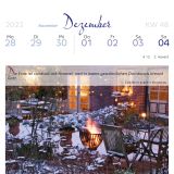 Stimmungsbild zu Wo Himmel und Erde sich berühren 2022 - Postkartenkalender mit 53 Gartenmotiven