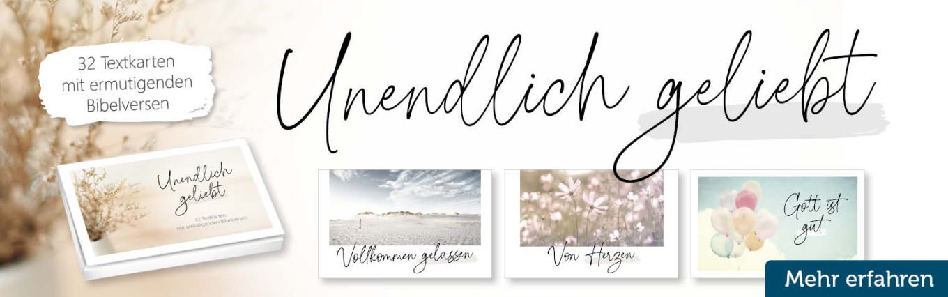 Banner - Unendlich geliebt - textkaren